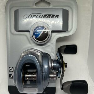 Pflueger Fishing Reel in Gray and Black